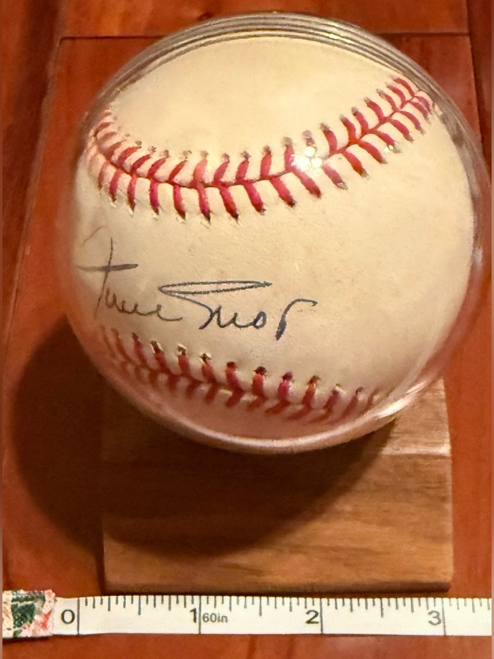 Willie Mays Autographed Baseball - Vintage Americana Memorabilia COA #6808 - Picture 11 of 13